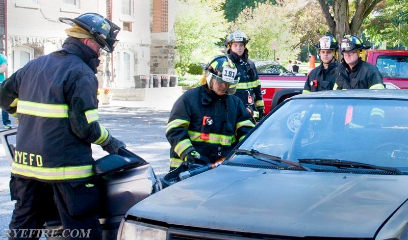 Rye FD Fire Prevention Week Open House 10/12/15.  Photo by Lt. Lester Millman 